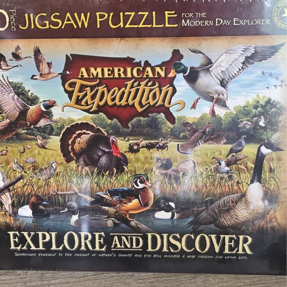 American Expedition 1000 Pc Puzzle Game Birds Of North America SEALED Hunting